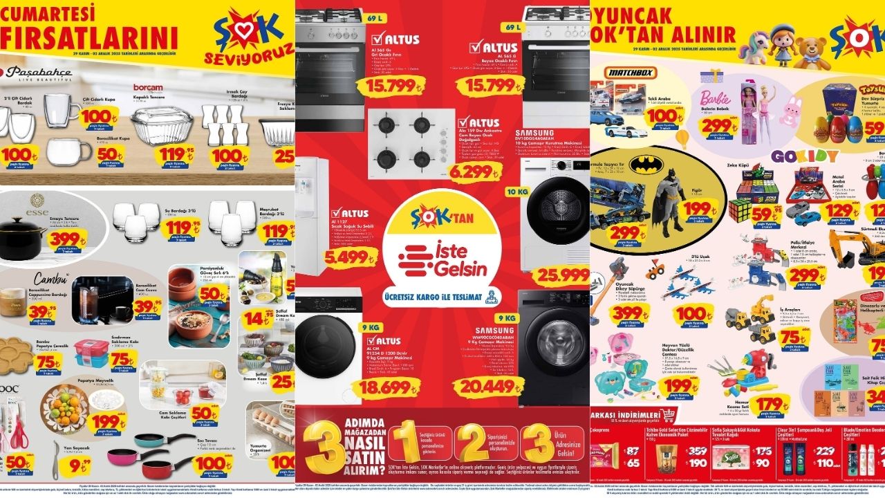 ŞOK’ta hafta sonu indirimleri! Çamaşır kurutma makinesi çok ucuza geliyor